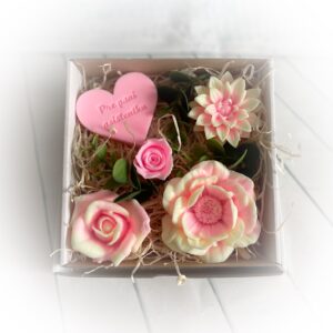 Mydlová krabička Xl Ružovo-žltá Pre pani asistentku