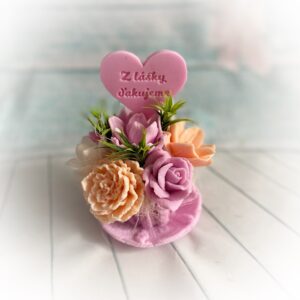 Mydlová šálka Z lásky ďakujeme